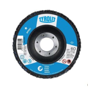 DISCO FLAP TYROLIT OX. ALUM. #120