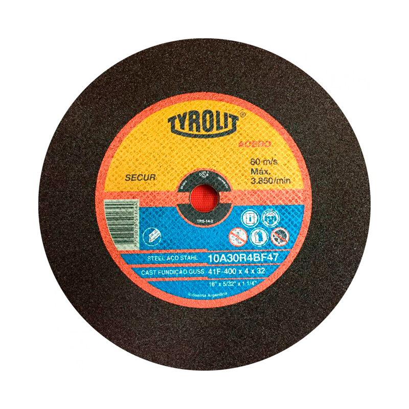 DISCO CORTE TYROLIT SECUR 400X3X25.4 L-0110