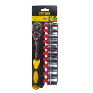SET BOCA LLAVE HEX 1/2´- 11PCS- SAE