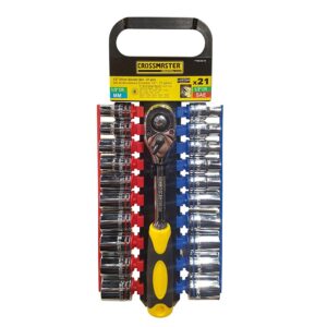 SET BOCA LLAVE HEX 1/2´ 21PC mm/SAE