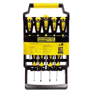 SET DESTORNILLADORES 9PCS CROSS