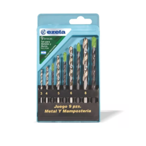 SET 9 HSS ø3-4-5-6-8/ WD ø4-5-6-8P EZETA CJ PVC
